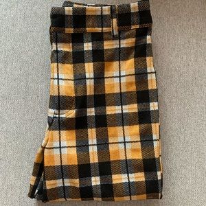 Yellow Plaid Pants